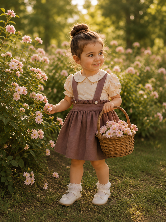 ROSE DANTEL YAKA ELBİSE